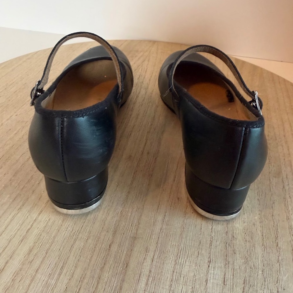 Bloch Women’s Mary Jane Tap Shoes Black Leather Size US 6.5 Techno Taps - Picture 4 of 8